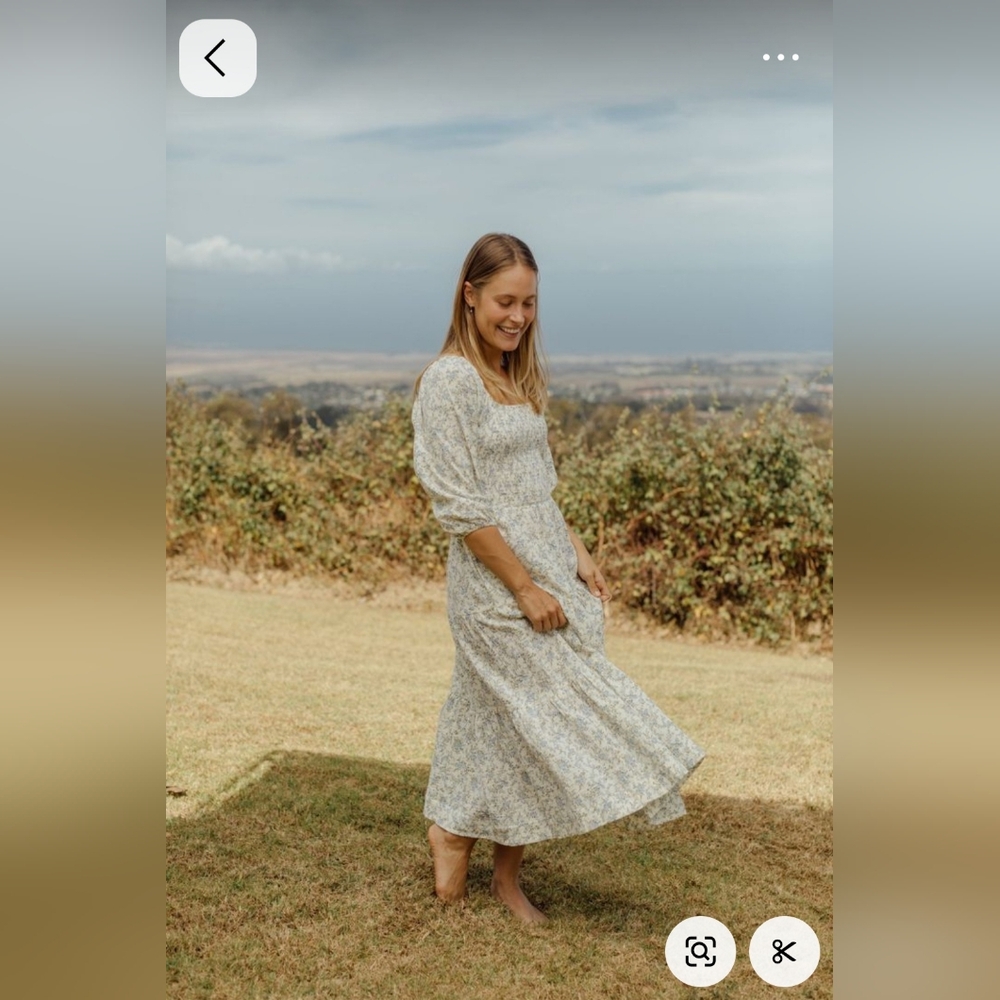 Neuflora Vermont Dress- blue floral